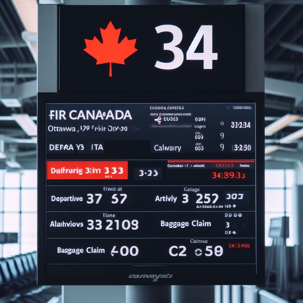 Flight Status from Ottawa to Calgary