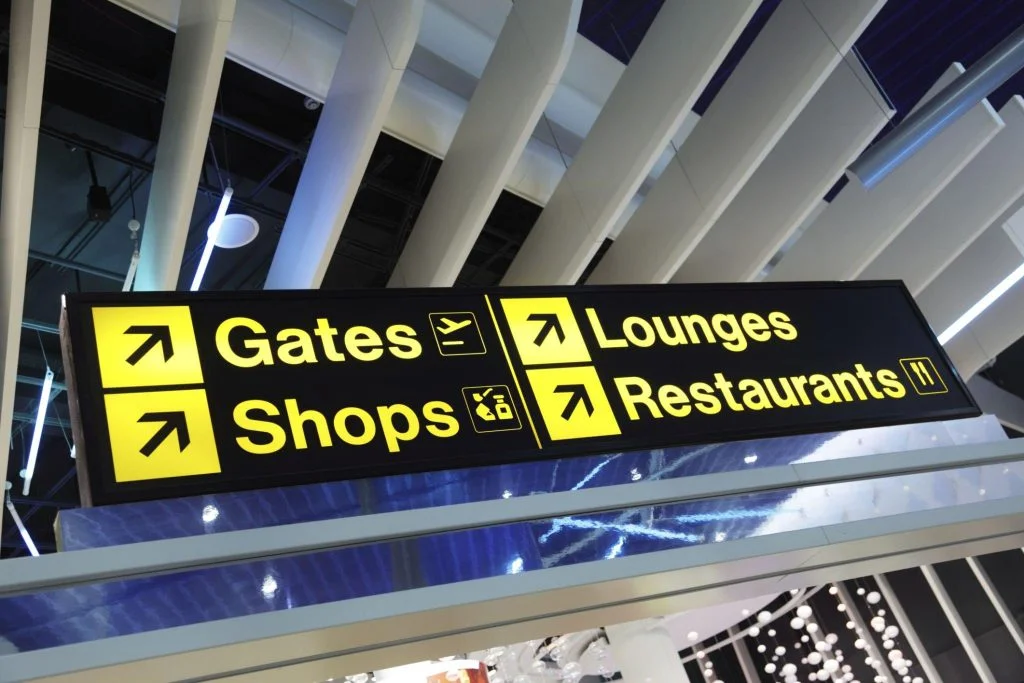 Calgary airport restaurants before security