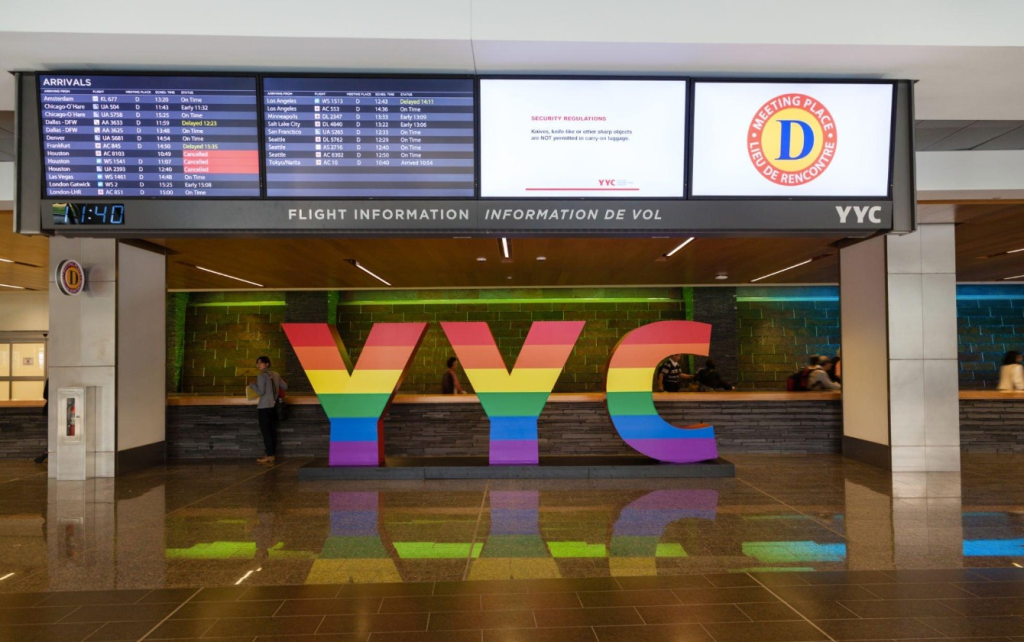 International Departure Experience at Calgary Airport