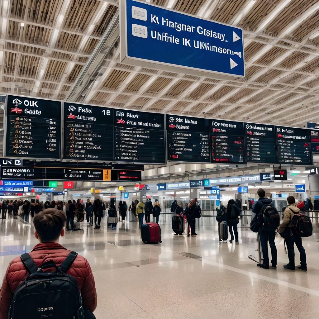 International Departure at Calgary Airport